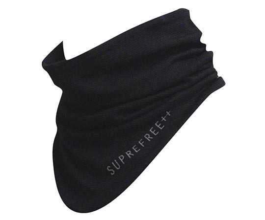 絆工房（SUPREFREE サプリフレ） ネックウォーマー 黒 M SRU1509W201BK/M 1枚（ご注文単位1枚）【直送品】