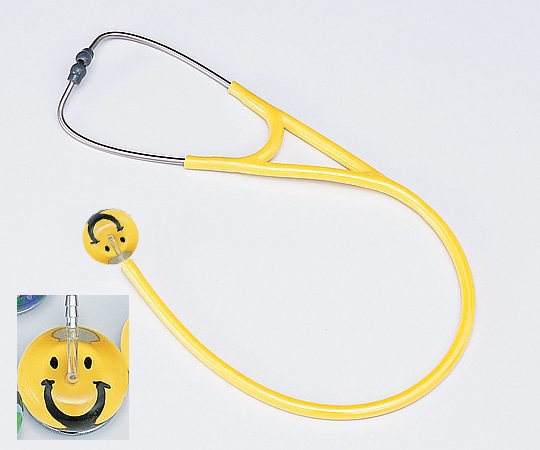 アズワン 聴診器[ウルトラスコープ] 成人用 1166-046YE-YE 1本（ご注文単位1本）【直送品】