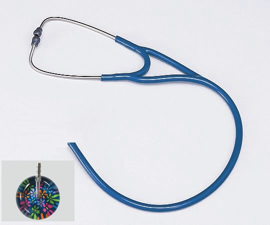 アズワン 聴診器（ウルトラスコープ） 成人用 ネイビーブルー 1166 1本（ご注文単位1本）【直送品】