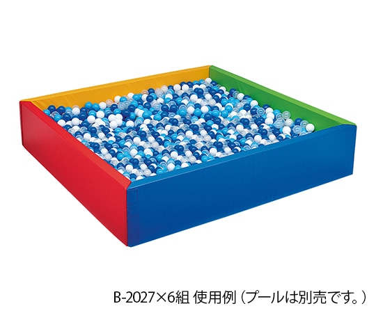 トーエイライト ボールプール用 PEボール（青・水色・白・クリア） 500個入 B-2027 1箱（ご注文単位1箱）【直送品】