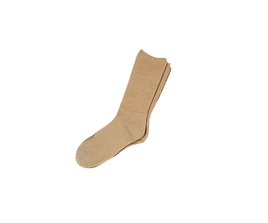 神戸生絲 ふくらはぎ楽らくすべり止めソックス 婦人 秋冬用 ベージュ 3907 ベージュ 1足（ご注文単位1足）【直送品】