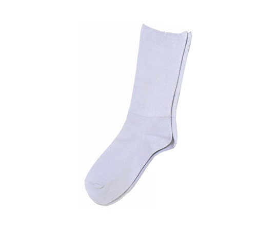 神戸生絲 ふくらはぎ楽らくすべり止めソックス 婦人 春夏用 ライトグレー 3957 ライトグレー 1足（ご注文単位1足）【直送品】
