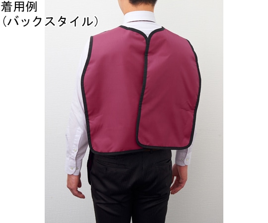 プレミアムプラスジャパン X線防護エプロン レッド HB06-1R 1枚（ご注文単位1枚）【直送品】