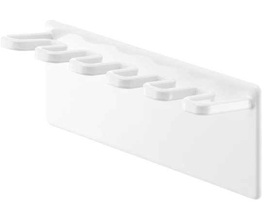 山崎実業 マグネットバスルーム歯ブラシホルダー 5連 ミスト ホワイト 4239 1個（ご注文単位1個）【直送品】