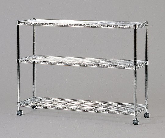 アズワン メタルラックミニ 1100×350×830mm/3段 MTO-1108C 1台（ご注文単位1台）【直送品】