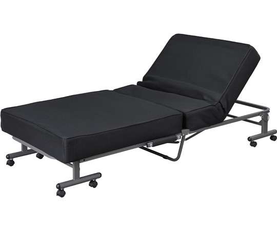 アイリスオーヤマ 折りたたみベッドブラック OTB-PSN 1台（ご注文単位1台）【直送品】