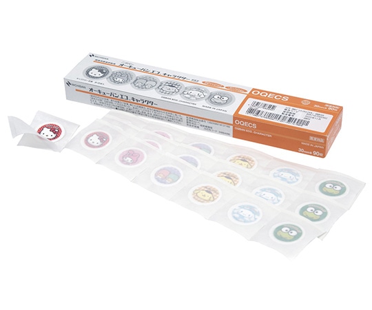 ニチバン オーキューバン エコキャラクター 90枚入 OQECS 1箱（ご注文単位1箱）【直送品】