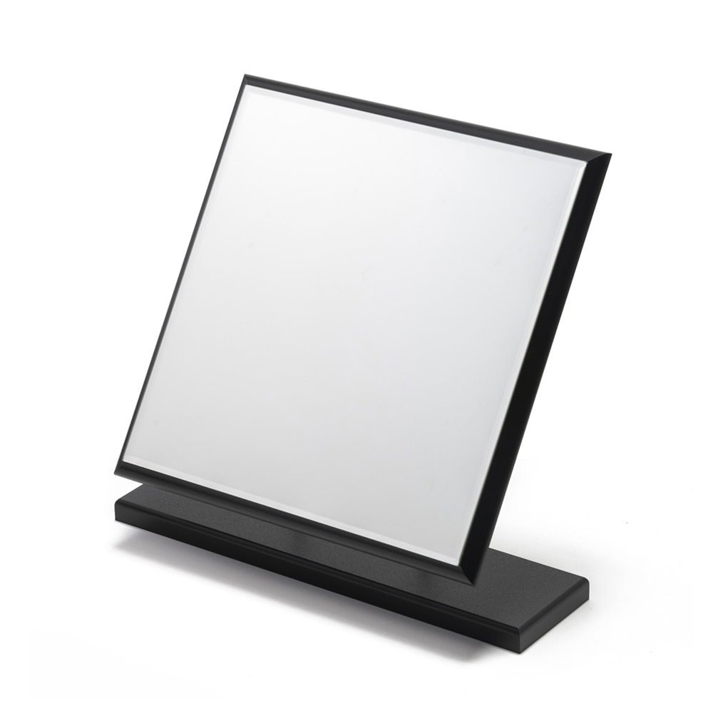 堀内鏡工業 ウッドスタンドミラー L ブラック H-301BK 1個（ご注文単位1個）【直送品】