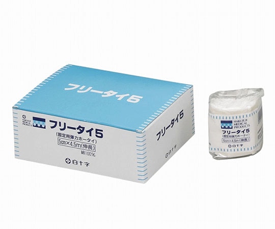白十字 フリータイ 5cm×4.5m 6個入 13100 1箱（ご注文単位1箱）【直送品】