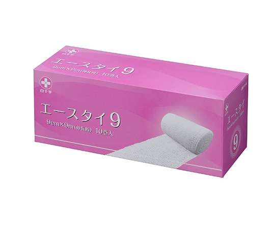 白十字 エースタイ 9cm×9m 10巻入 13179 1ケース（ご注文単位1ケース）【直送品】