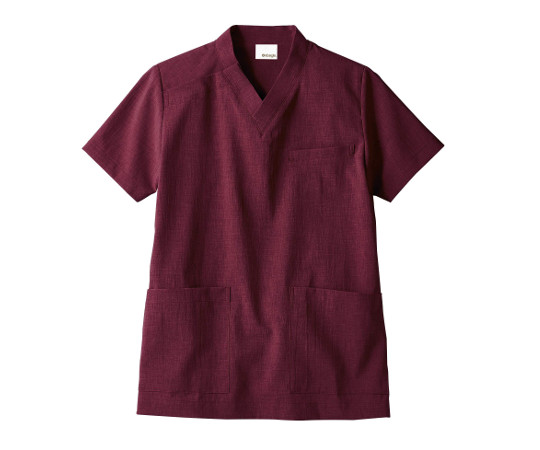 住商モンブラン スクラブ 兼用 半袖 ワイン LL OV6503-5 1枚（ご注文単位1枚）【直送品】