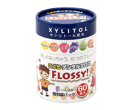 UFCサプライ こどもデンタルフロス フロッシィ 60本入  1箱（ご注文単位1箱）【直送品】