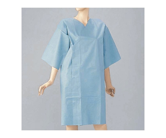 オオサキメディカル オオサキ検診衣 No.3 かぶりタイプミニ 丈70cm 1枚入 51204 1枚（ご注文単位1枚）【直送品】