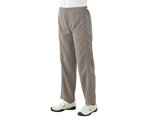 ケアファッション 婦人脇全開ジャージパンツ グレー L 39817 1枚（ご注文単位1枚）【直送品】