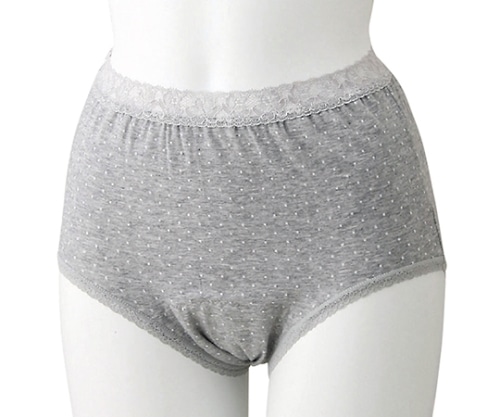 ケアファッション 婦人ショーツ グレー M 38160 1枚(ご注文単位1枚)【直送品】