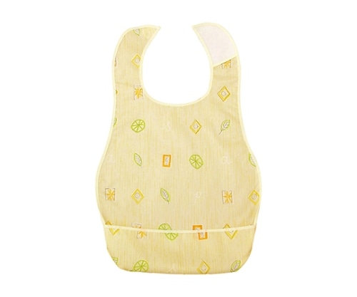 ケアファッション ポケット付食事用ミニエプロン B柄 丈56.5cm 38957 1枚(ご注文単位1枚)【直送品】