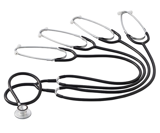 ケンツメディコ 教育用聴診器（四人用） 0166B001 1個（ご注文単位1個）【直送品】