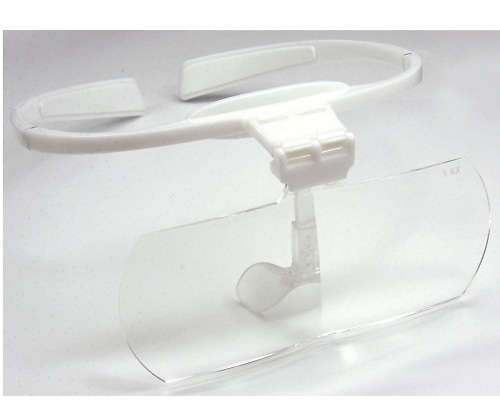 カートン光学 視楽楽ヘッドルーペ(Shi-ra-ra) 2.0倍 ホワイト R1178-0520 1個(ご注文単位1個)【直送品】