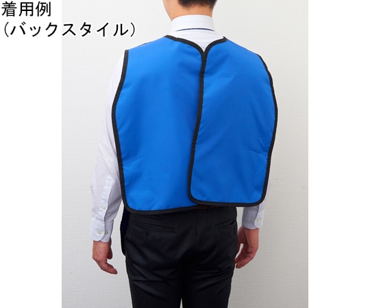プレミアムプラスジャパン X線防護エプロン ブルー HB06-1B 1枚(ご注文単位1枚)【直送品】