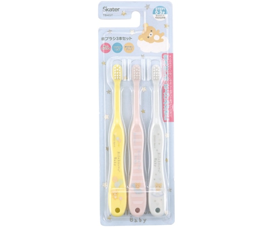 スケーター 乳児用歯ブラシ3P リラックマ ベビー 1個（3本入） TB4ST 1個（ご注文単位1個）【直送品】