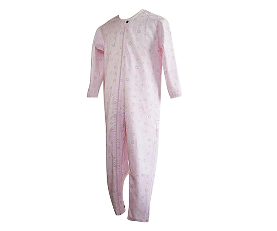 萬楽 マンラク1型ねまき ピンク L MR-1001 1枚（ご注文単位1枚）【直送品】