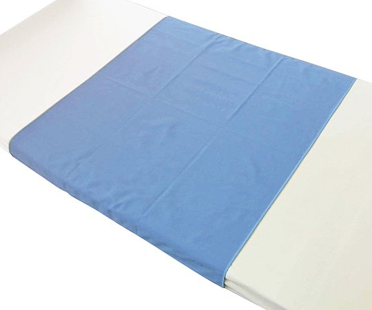 萬楽 制菌耐熱デニム防水シーツ ブルー MR-2022 1個（ご注文単位1個）【直送品】