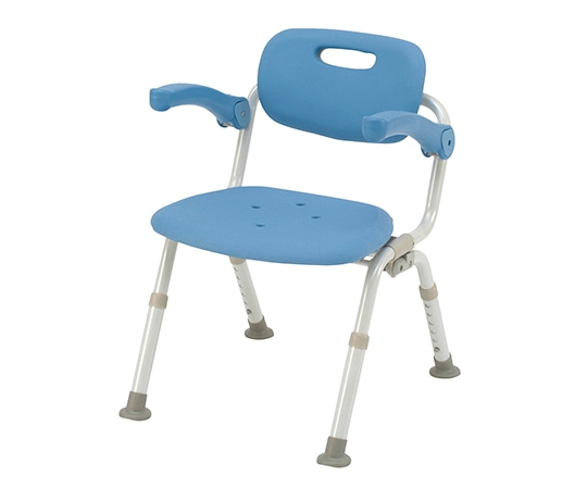 パナソニックエイジフリー シャワーチェアミドルSPおりたたみN（ユクリア） ワンタッチ開閉 なし ブルー PN-L41721A 1台（ご注文単位1台）【直送品】