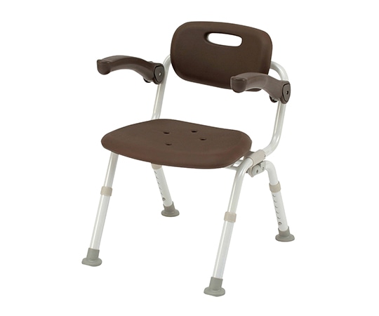 パナソニックエイジフリー シャワーチェアミドルSPおりたたみN（ユクリア） ワンタッチ開閉 なし モカブラウン PN-L41721BR 1台（ご注文単位1台）【直送品】