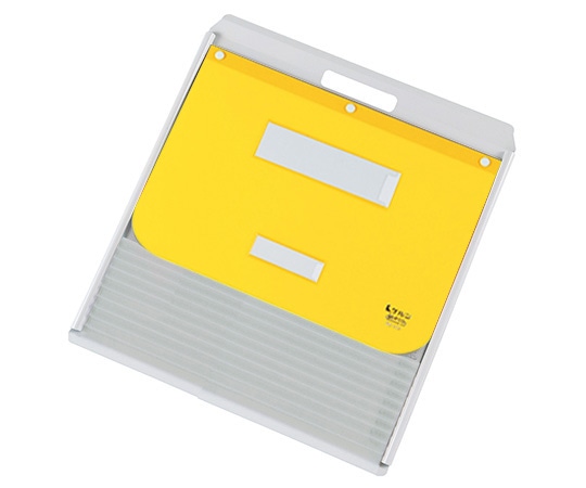 ケルン カーデックス（アルミタイプ・PP製ポケット） ポケット10枚付 イエロー KD-501-Y 1個（ご注文単位1個）【直送品】
