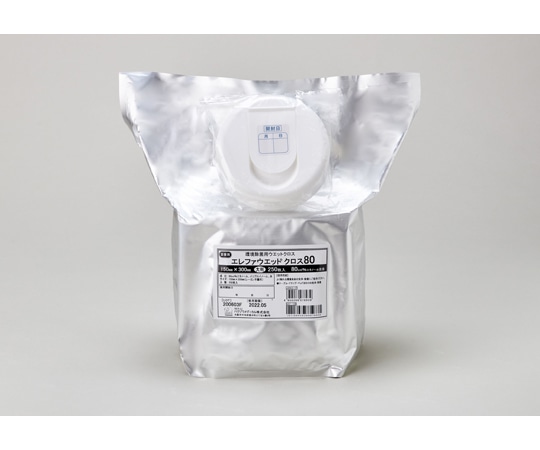 ハクゾウメディカル エレファウエット クロス80 詰替用 大判 150mm×300mm 250枚入 2600195 1個（ご注文単位1個）【直送品】