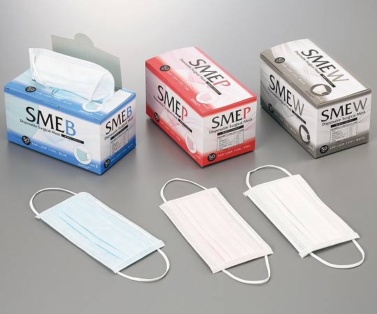 クー・メディカル・ジャパン サージカルマスク ピンク 2000枚入 SMEP 1ケース（ご注文単位1ケース）【直送品】