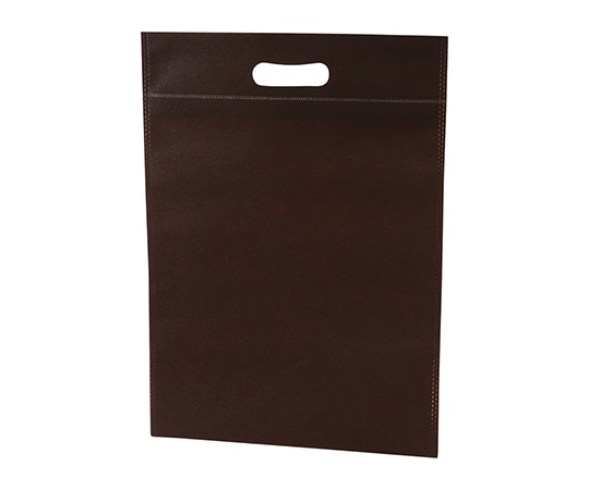 アズワン 不織布バッグ（無地） 小判抜きA4 100枚入 ダークブラウン LC0811AG00 1箱（ご注文単位1箱）【直送品】