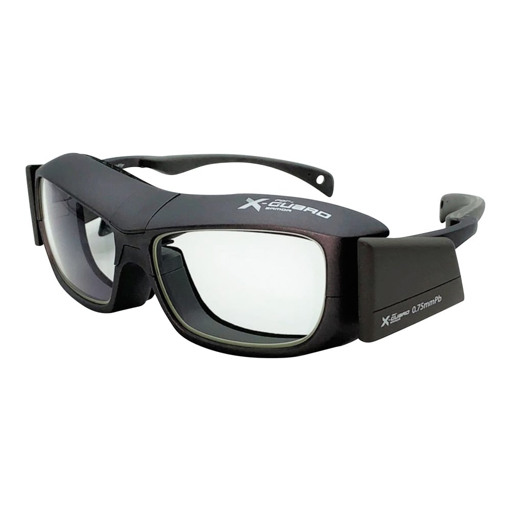 昭和光学 放射線防護グラス Xガード アーマー ガンメタリック XGAGM 1個(ご注文単位1個)【直送品】