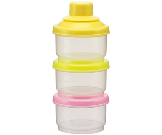 スケーター ミルクケース（3段式） コンビネーションイエロー CJN1M 1個（ご注文単位1個）【直送品】