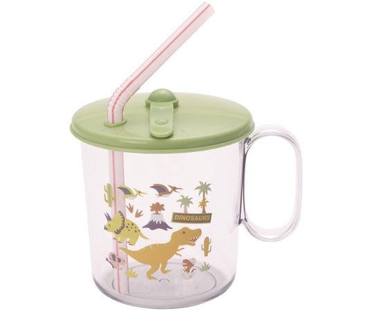 スケーター 抗菌ストローコップ ディノサウルス SKJ6AG 1個（ご注文単位1個）【直送品】