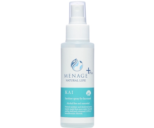 テクノインペックス MENAGE+ KAI -快- マスク用除菌スプレー 100mL  1本（ご注文単位1本）【直送品】