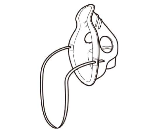 オムロン（ヘルスケア） メッシュ式ネブライザ用吸入マスク L 3個セット NEB-MSLP3-10 1セット（ご注文単位1セット）【直送品】
