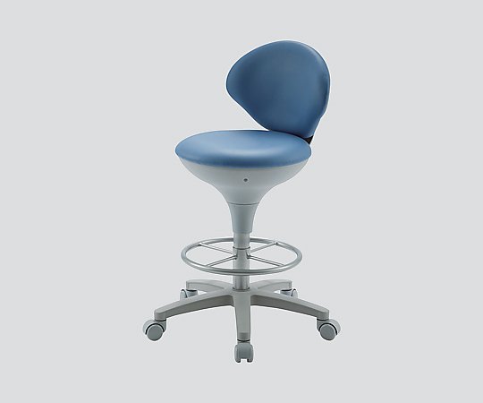 東洋工芸 スツール ブルー 背付き WS026-VBL 1脚（ご注文単位1脚）【直送品】