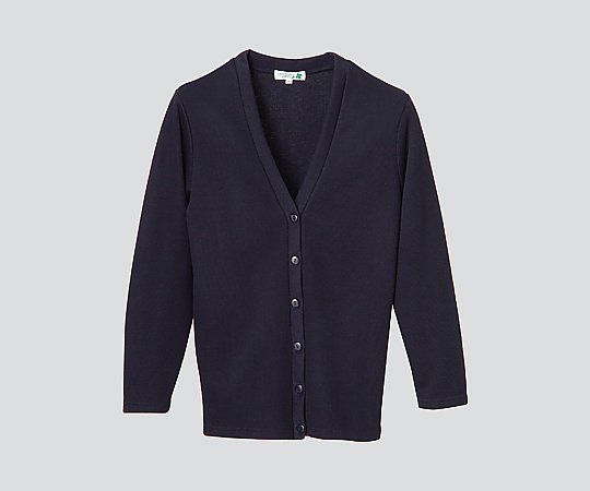 ディーフェイズ ロングカーディガン （Vネック） ネイビー/LL C-10 1枚（ご注文単位1枚）【直送品】