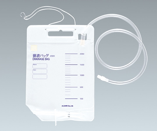 アルケア 排液バッグ 2000mL 5枚 15841 1箱（ご注文単位1箱）【直送品】