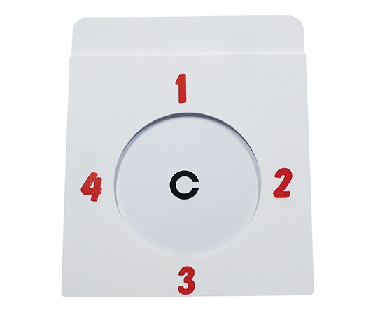 アズワン カード式視力検査器 ランドルト式  1枚（ご注文単位1枚）【直送品】