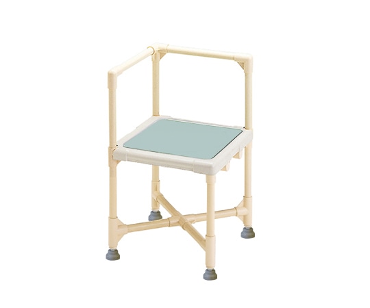 矢崎化工 シャワーいす L型タイプ（ターンテーブル無し・アジャスターあり） CAA-0101 1台（ご注文単位1台）【直送品】