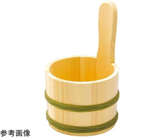 ヤマコー 天然木 片手湯桶 #83828 1個（ご注文単位1個）【直送品】