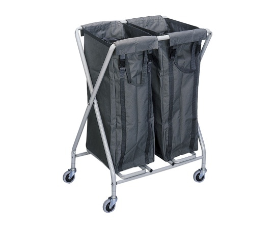 金沢車輌 回収・リネンカート 100L 2穴 NX-1002 1個（ご注文単位1個）【直送品】