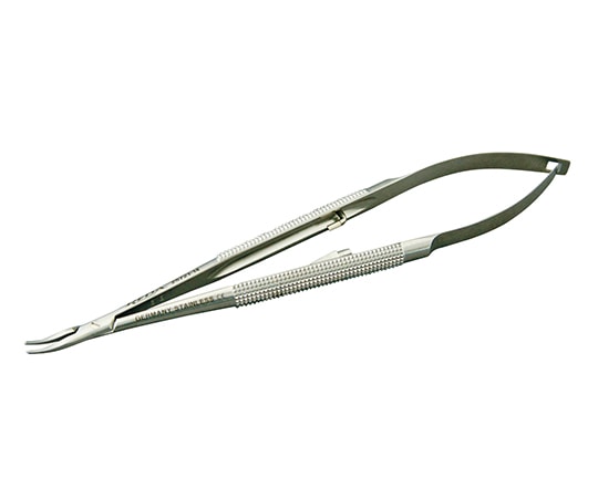 レダ バラッケ氏持針器 (マイクロ持針器) 曲 ロック付き 140mm 25721-14 1個(ご注文単位1個)【直送品】