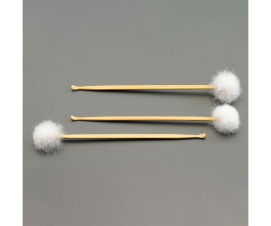 エスコ 160mm 耳掻き(ぼん天付/3本) EA916HC-53 1セット(ご注文単位1セット)【直送品】