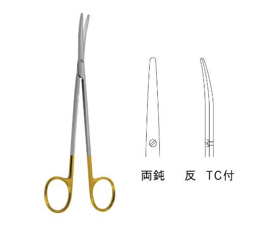 ジェイ・シー・ティ TC付メッツェンバーム剪刀 JA06-1912 1個（ご注文単位1個）【直送品】