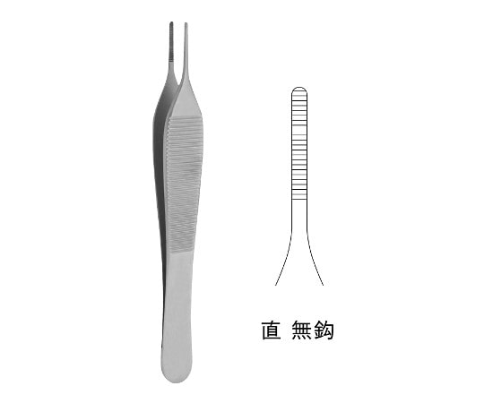 ジェイ・シー・ティ アドソン鑷子 JC01-0501 1個（ご注文単位1個）【直送品】