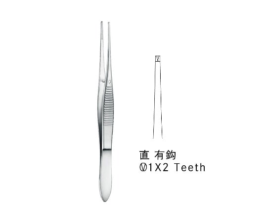 ジェイ・シー・ティ 眼科鑷子 JC01-3701 1個（ご注文単位1個）【直送品】