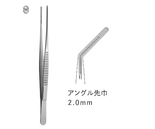 ジェイ・シー・ティ ドベーキー血管鑷子 JC02-1912 1個（ご注文単位1個）【直送品】